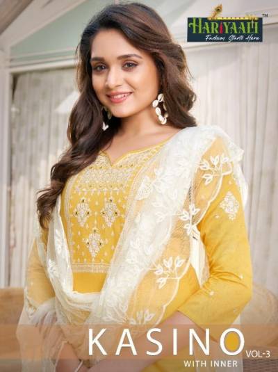 Kasino Vol 3 By Hariyaali Designer Lakhnavi Readymade Salwar Kameez Collection